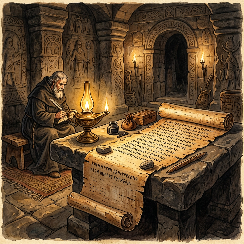 Rare 9th-Century 'Chetana-Vada' Scroll Found in a Hidden Chamber of the Kedarnath Temple Explores the Philosophy of Pure Awareness