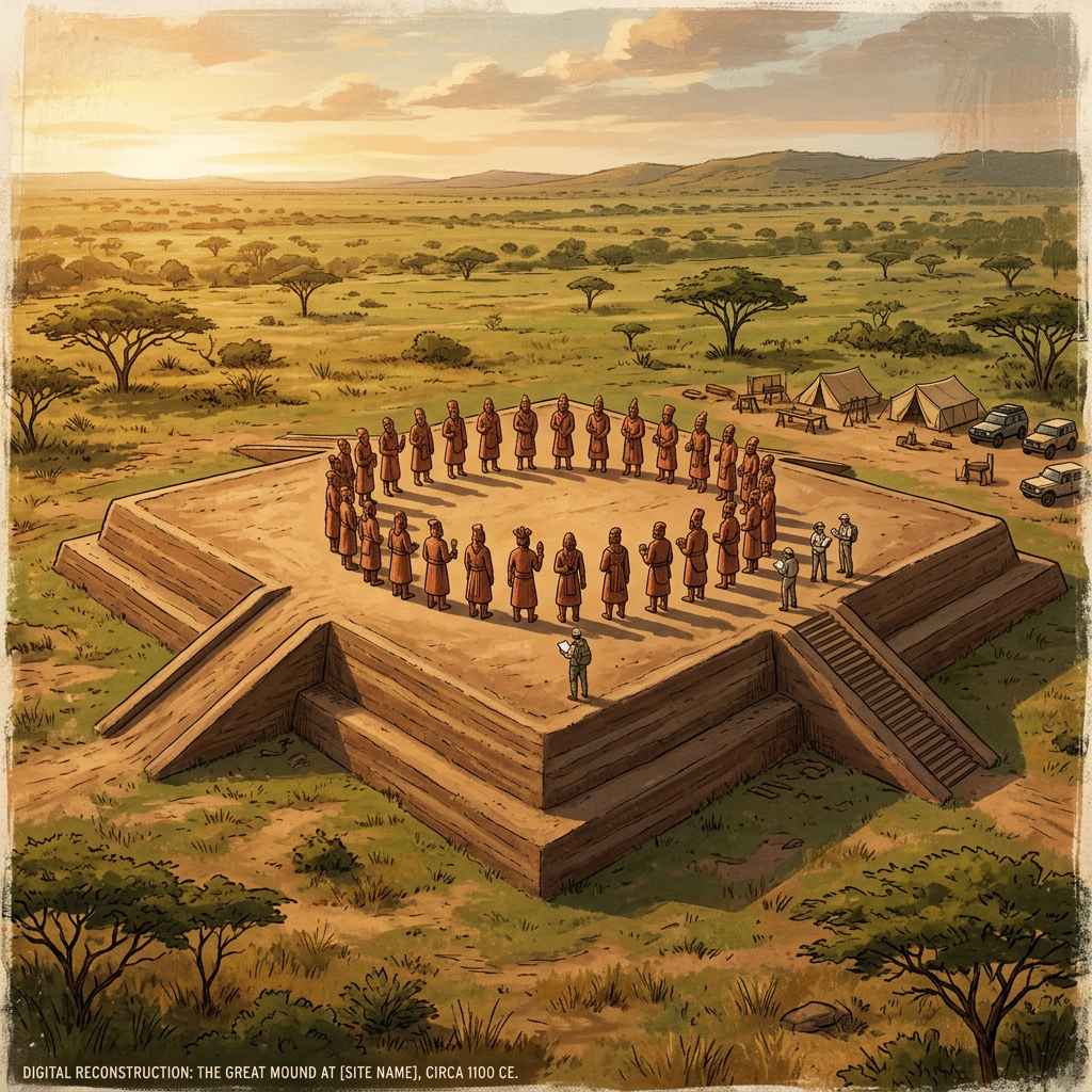 Massive Nok Culture Ceremonial Platform with Intact Terracotta Statuary Uncovered in Central Nigeria