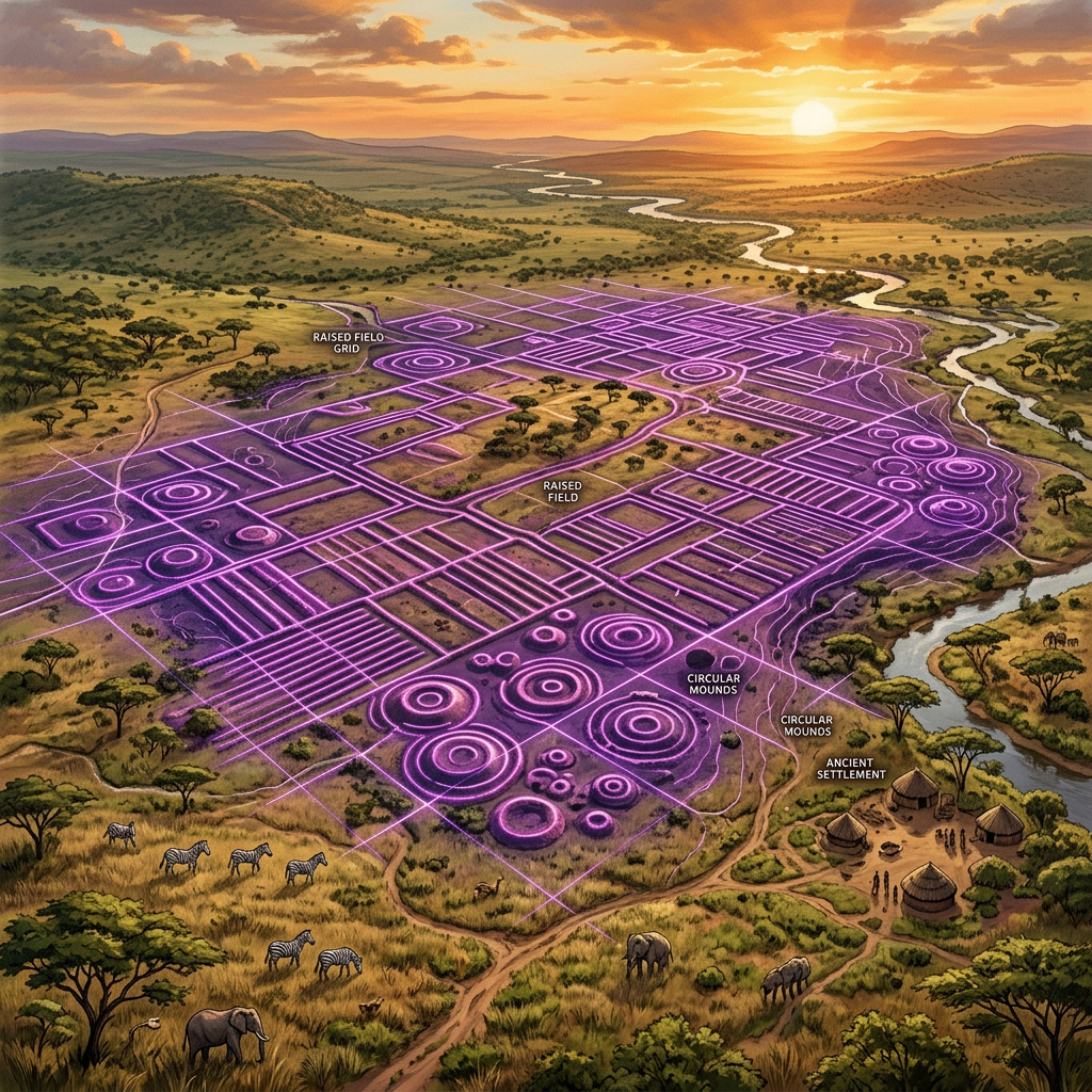 LiDAR Mapping Reveals a Lost 1,500-Year-Old 'Raised-Field Metropolis' in the Savannahs of Central Zambia
