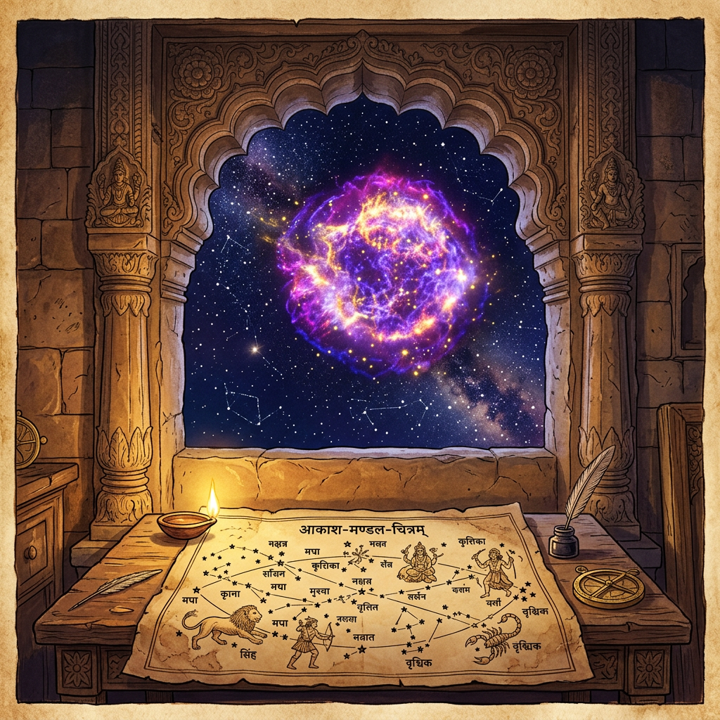 New Research Correlates 2nd Millennium BCE 'Taittiriya' Observations to a Rare Supernova Event in the Constellation of 'Chitra' in 1750 BCE