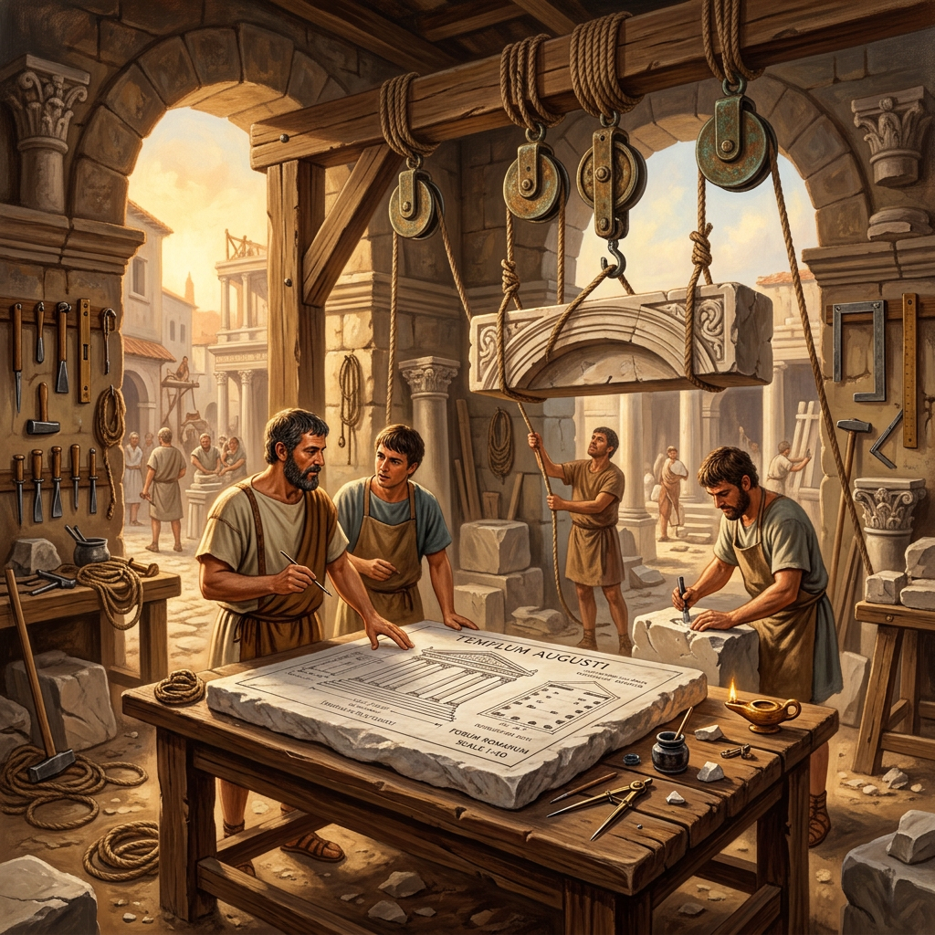 Discovery of a 2nd-Century Roman 'Imperial Bureau of Military-Standardized Pulley-Systems' in Ancient Nîmes