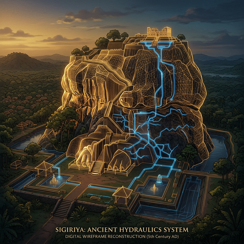 Breakthrough Heritage Tech: 'Acoustic-Seismic' Mapping Uncovers Hidden Hydraulic Galleries Beneath the 'Sigiriya' Rock Fortress