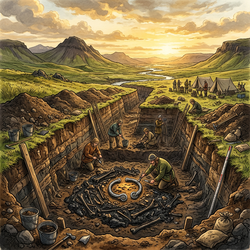 Massive Ritual Pit Uncovered in Iceland Reveals Origins of Ancient Sumarblót Festivals