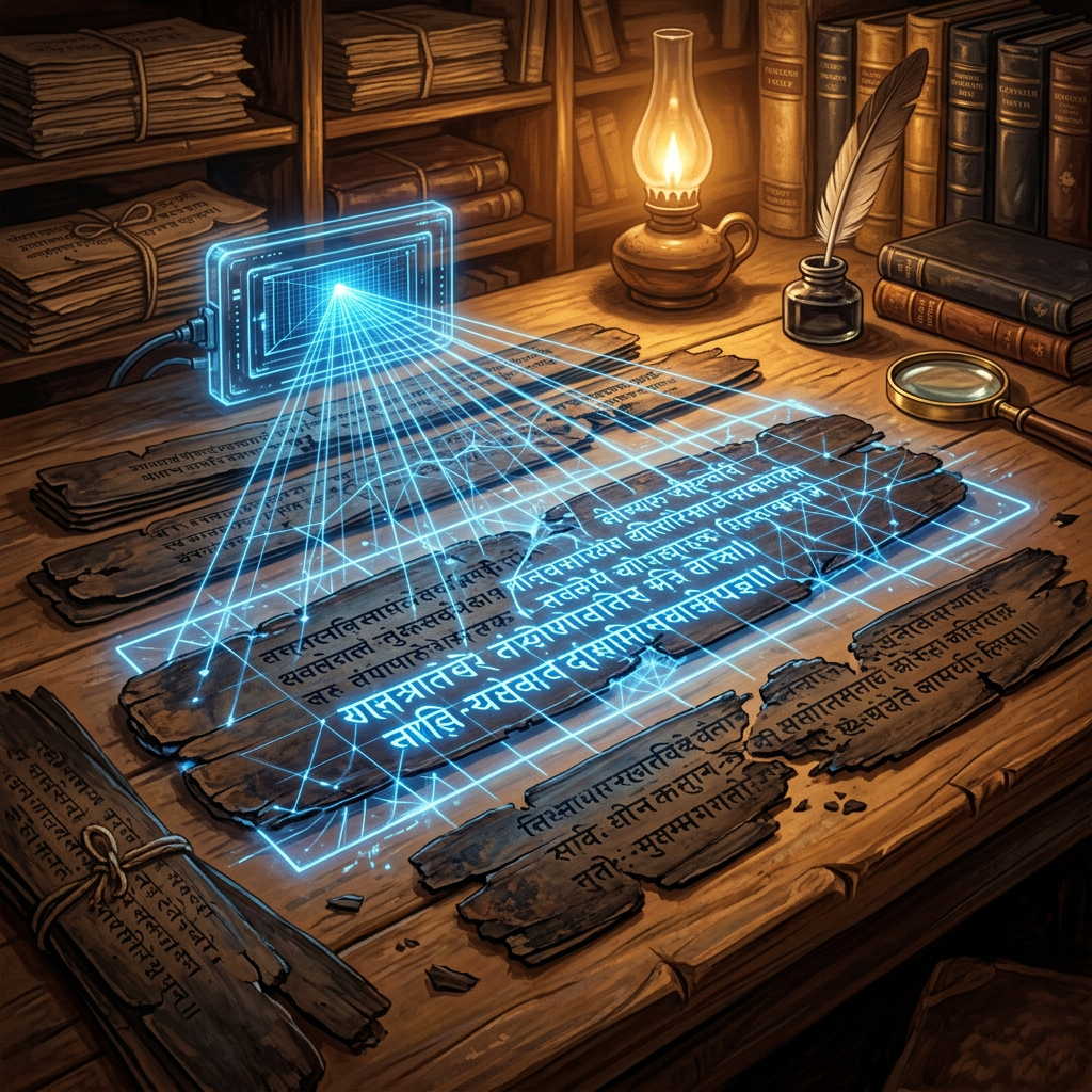 AI Deciphers 10th-Century 'Chetana-Sagara' Fragments in Bihar Revealing a Lost 'Philosophy of the Sea of Consciousness'