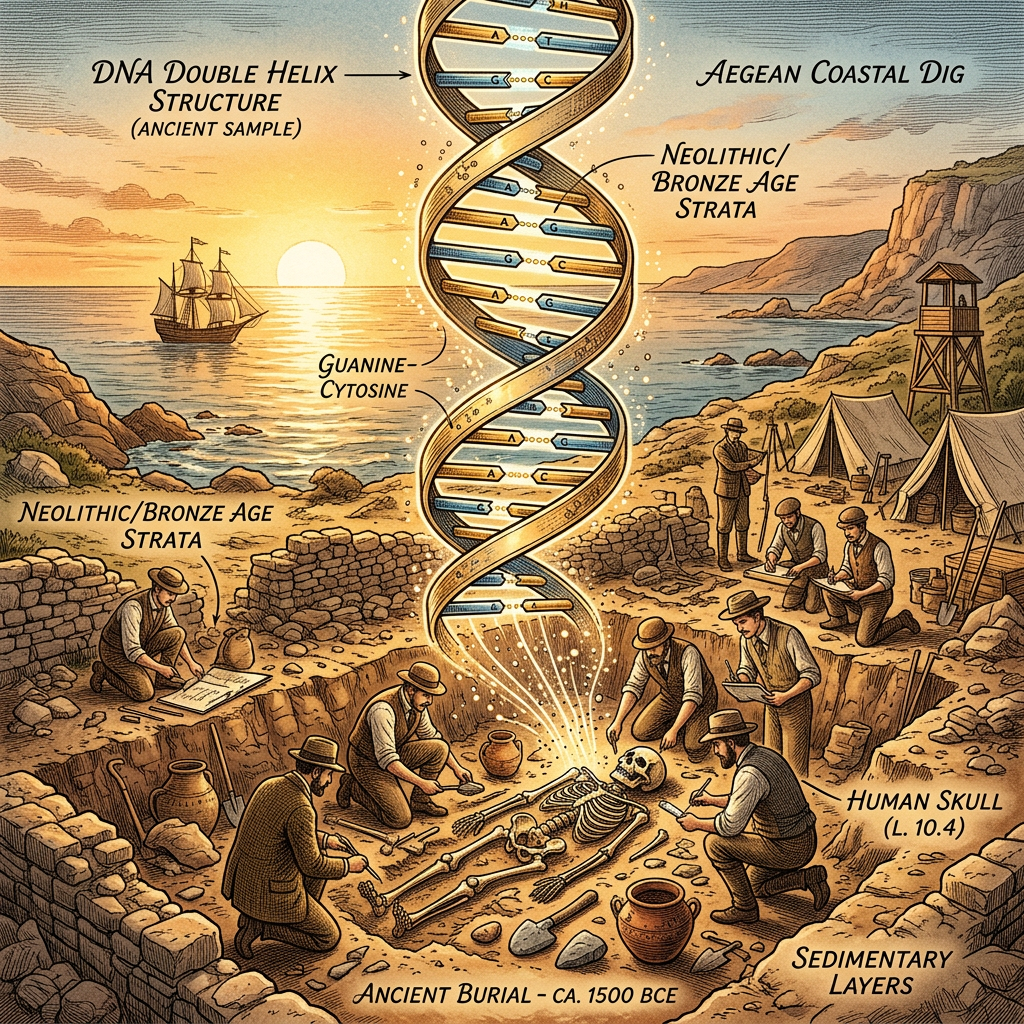 Genomic Study of 6,000-Year-Old 'Godavari Delta' Remains Identifies First Evidence of Genetic Adaptation to Coastal Pathogens