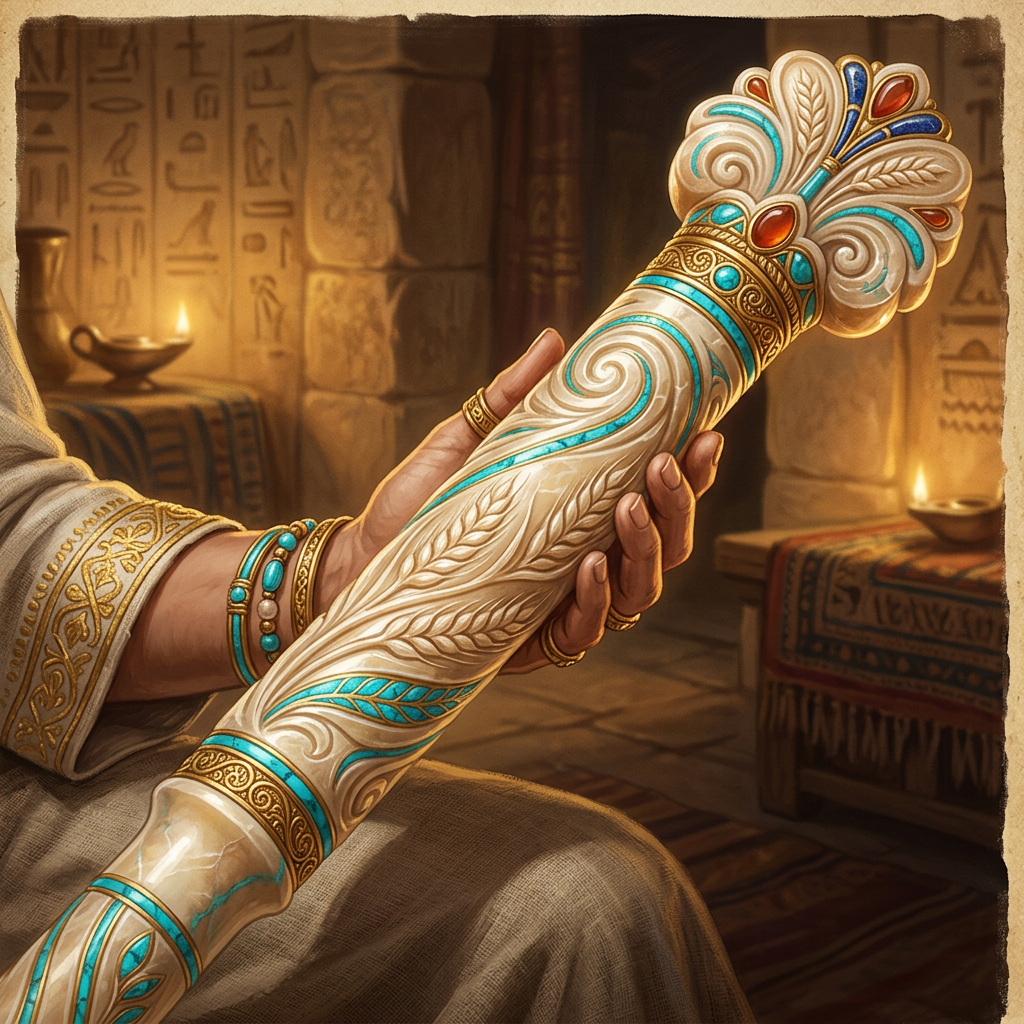 Discovery of 'Turquoise-Veined' Alabaster Scepters in Ancient Elamite Susa Points to 4,000-Year-Old Roots of 'Festival of the Sown Winds'