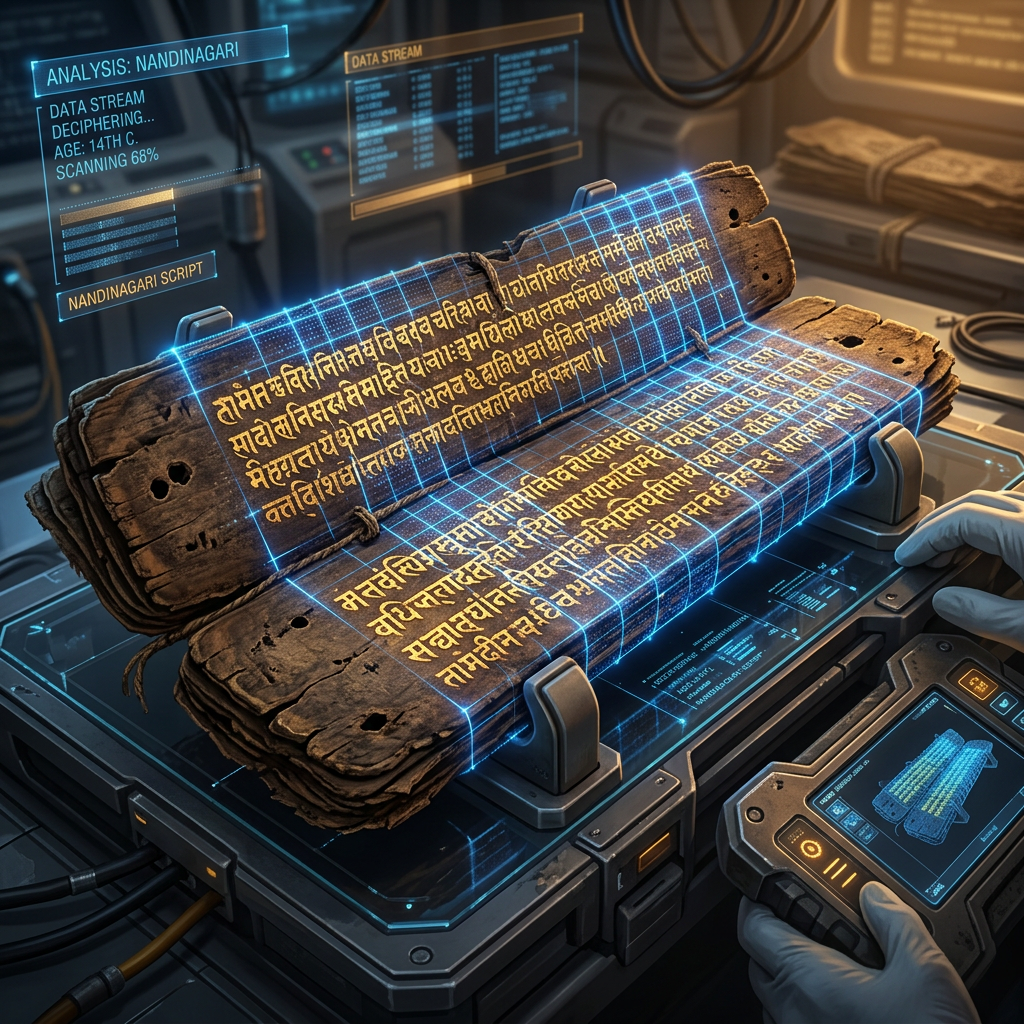 AI-Driven Decipherment of 11th-Century 'Nandinagari' Script Fragments Unveils Lost Sanskrit Treatises on the Systematic Classification of Montane Graminoids