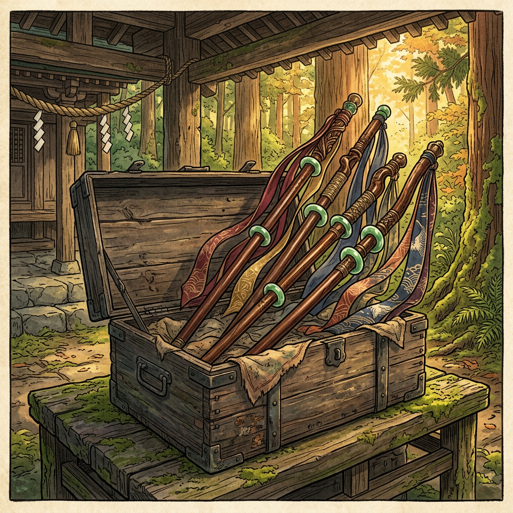 Archaeologists in Nara Discover 'Jade-Incrusted' Ritual Staffs Linked to 1,300-Year-Old Roots of the 'Mountain-God' Spring Festivals