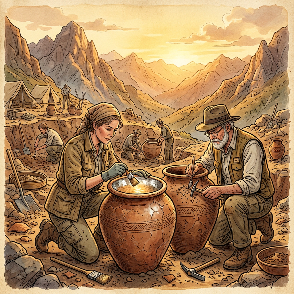 3,000-Year-Old "Silver-Leafed" Cedar-Oil Vats Found in Lebanon Reveal Logistics of the "Festival of the Scented Grove"