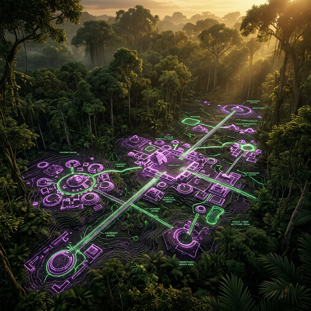 LiDAR Mapping in the Upper Amazon Basin Identifies a Massive 1,500-Year-Old 'Ring-Village' Megalopolis and Fortified Fish-Weir Networks