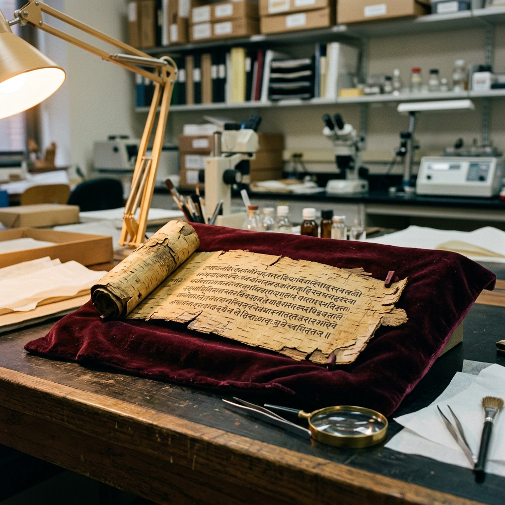 10th-Century 'Vimarsha-Darshana' Scroll Uncovered in Srinagar Vault Explores the Metaphysics of Self-Reflexive Awareness