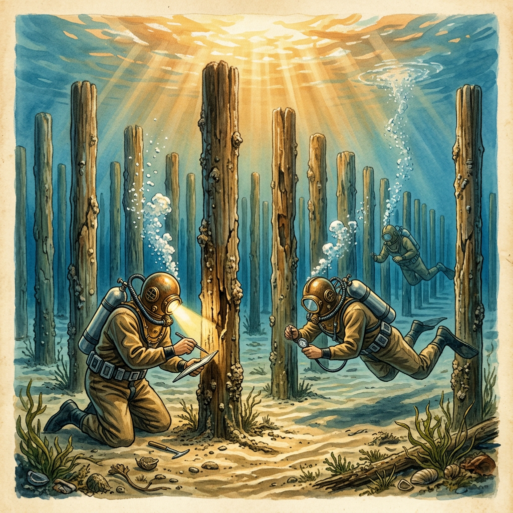 Underwater Survey of Lake Ohrid Reveals Submerged 'Stilt-Village' Ritual Platforms for Water Festivals