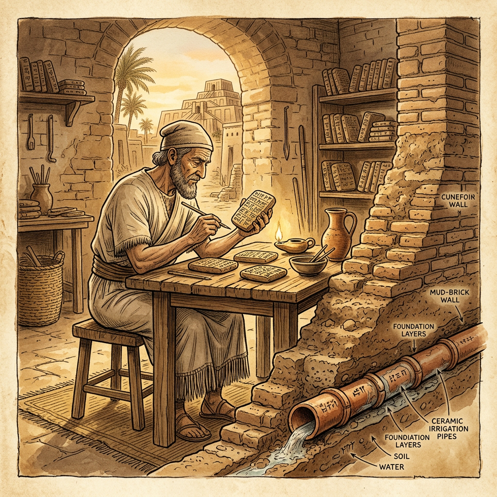 Discovery of a 3,500-Year-Old 'Babylonian Academy of Advanced Soil-Thermodynamics' in Nippur with Cuneiform Drainage-Heat Tablets