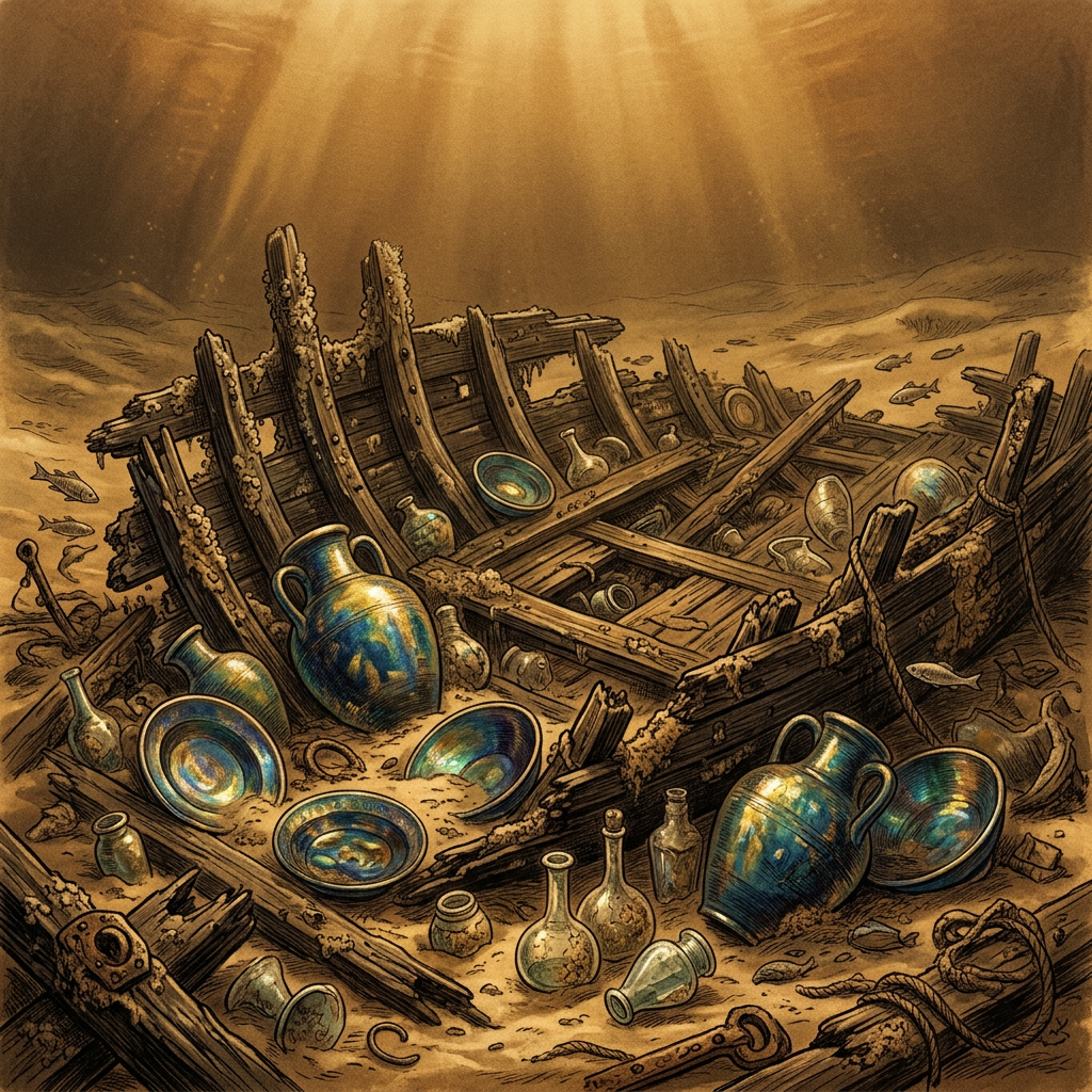 Sunken 11th-Century 'Fatimid Merchant Vessel' Located off the Coast of Malta with Rare Lusterware Cargo