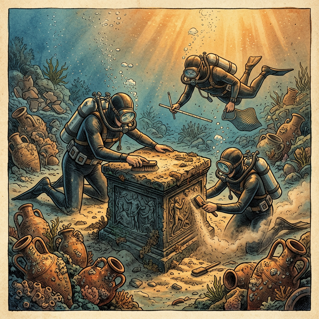 Submerged 'Sunken Altar' Discovered off Sicily Points to Ancient Phoenician Maritime 'Protection' Festivals