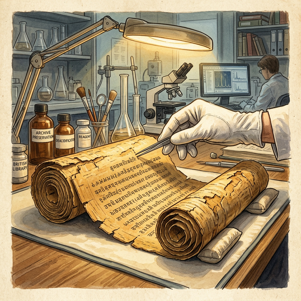 Rare 11th-Century 'Sphota-Vijnana' Scroll Found in Ahmedabad Archive Reshapes Our Understanding of Vedic Semantics