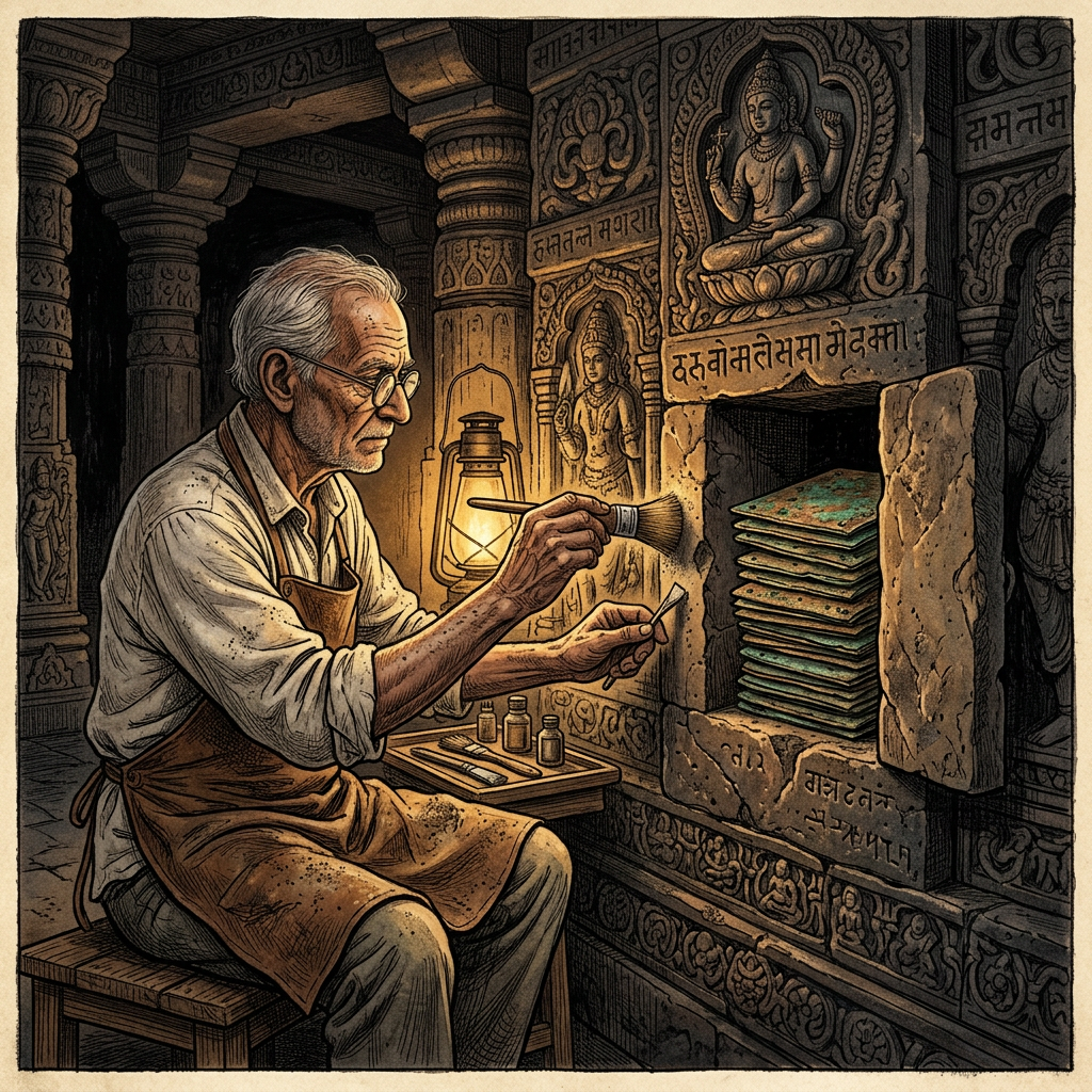 Restoration of 13th-Century 'Yadava' Era Temple in Maharashtra Reveals Hidden Copper-Plate Land Grants