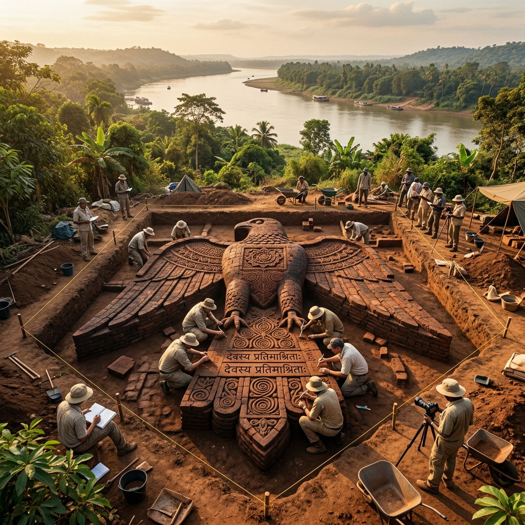 Lost 2,000-Year-Old Vedic Altar with Geometric Astronomical Alignments Discovered in Assam’s Brahmaputra Valley