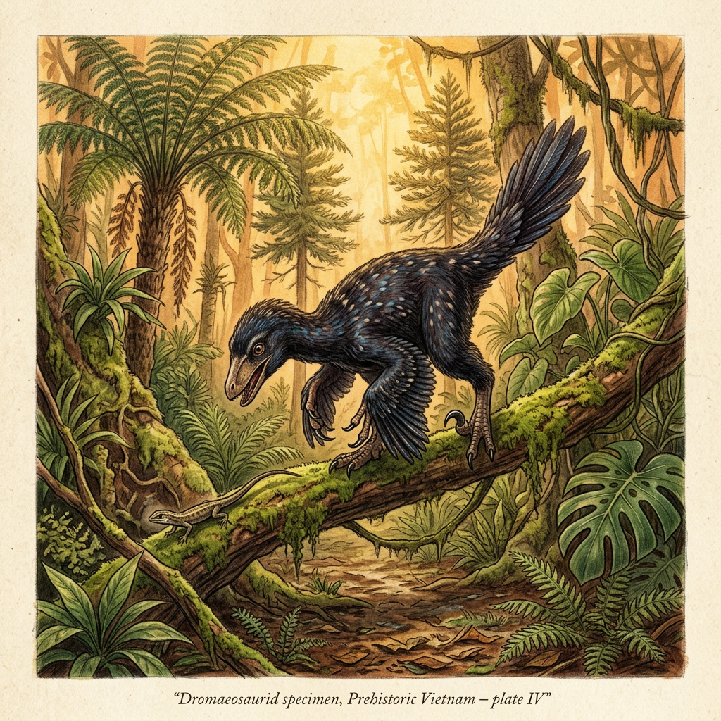 Fossilized Remains of a 140-Million-Year-Old 'Feathered Dwarf Tyrannosaur' Discovered in Northern Vietnam