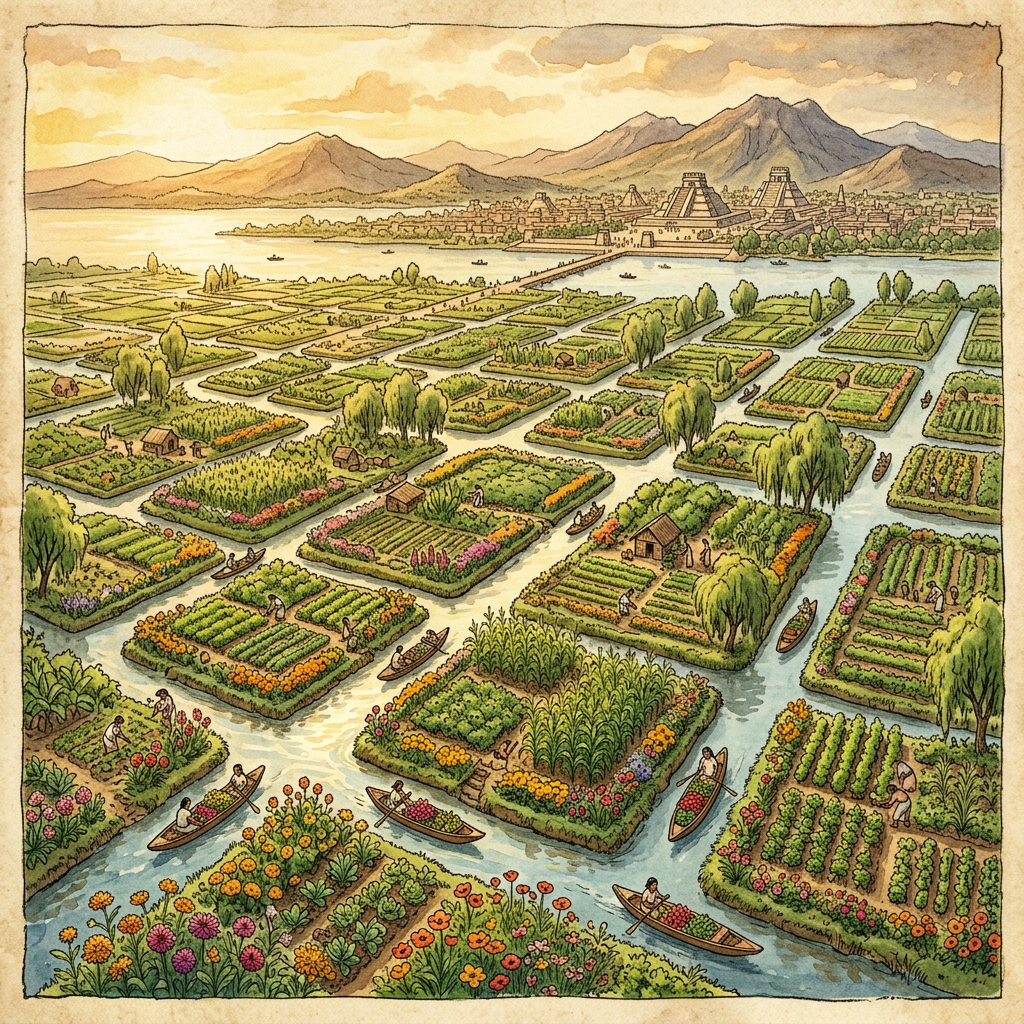 UNESCO Designates the 'Ancient Chinampa Agricultural Landscapes' of the Valley of Mexico as a World Heritage Site