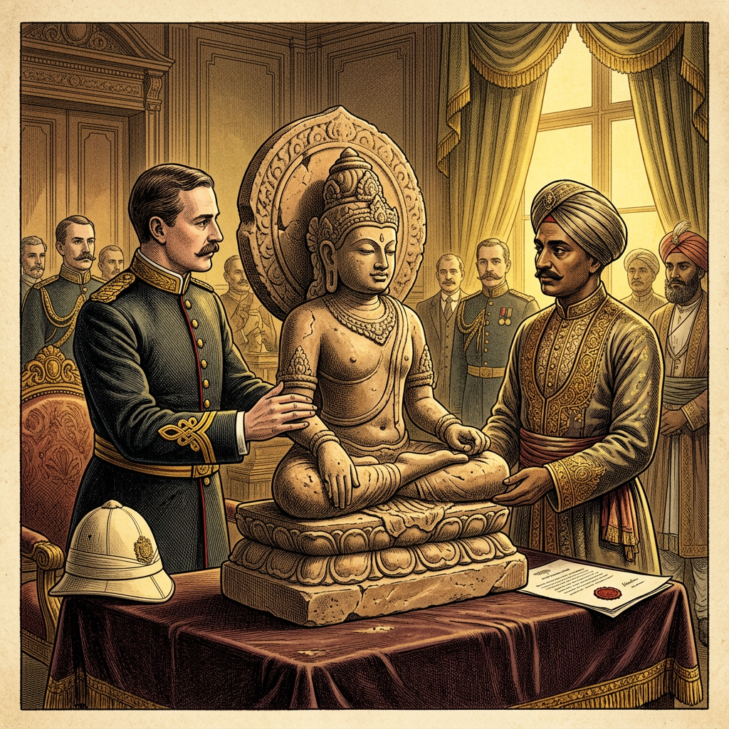 Germany Formally Repatriates Rare 12th-Century 'Kalachuri-Era' Jain Sun God to the State Museum of Chhattisgarh