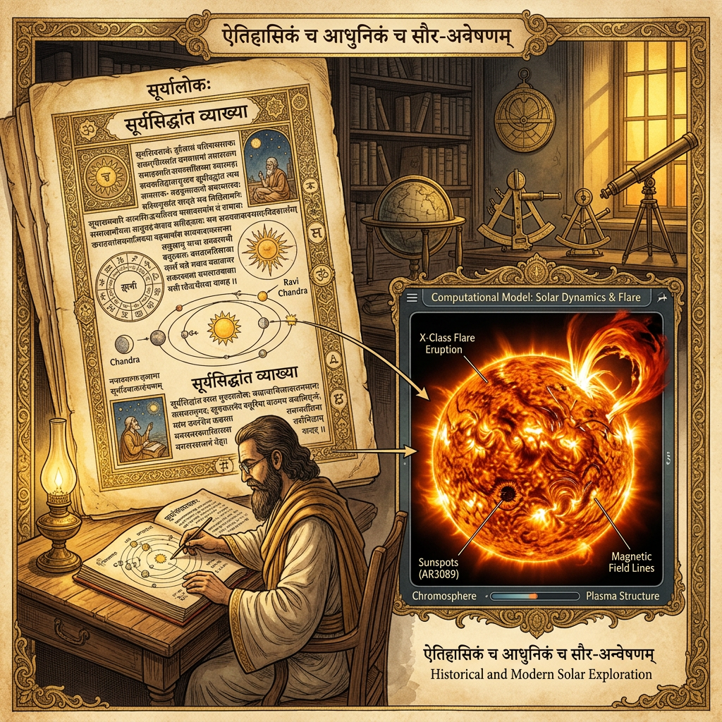 Computational Study of 9th-Century 'Khandakhadyaka' Manuscripts Reveals Early Sanskrit Algorithms for Modeling Non-Linear Solar Chromospheric Fluctuations
