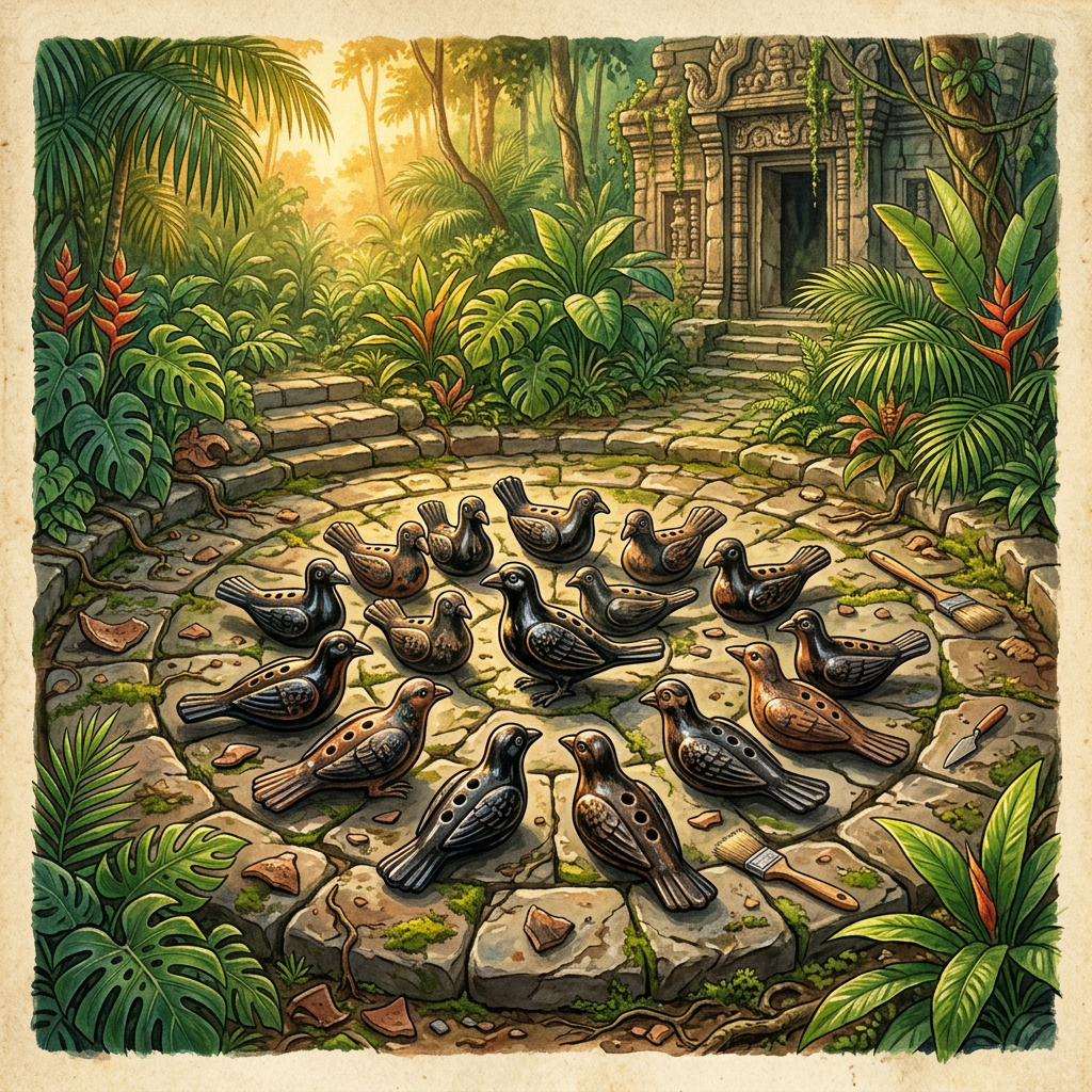 Discovery of 'Resin-Coated' Ceramic Flutes in the Diquis Delta Links Ancient Panamanian Rites to Modern 'Spirit-Bird' Parades