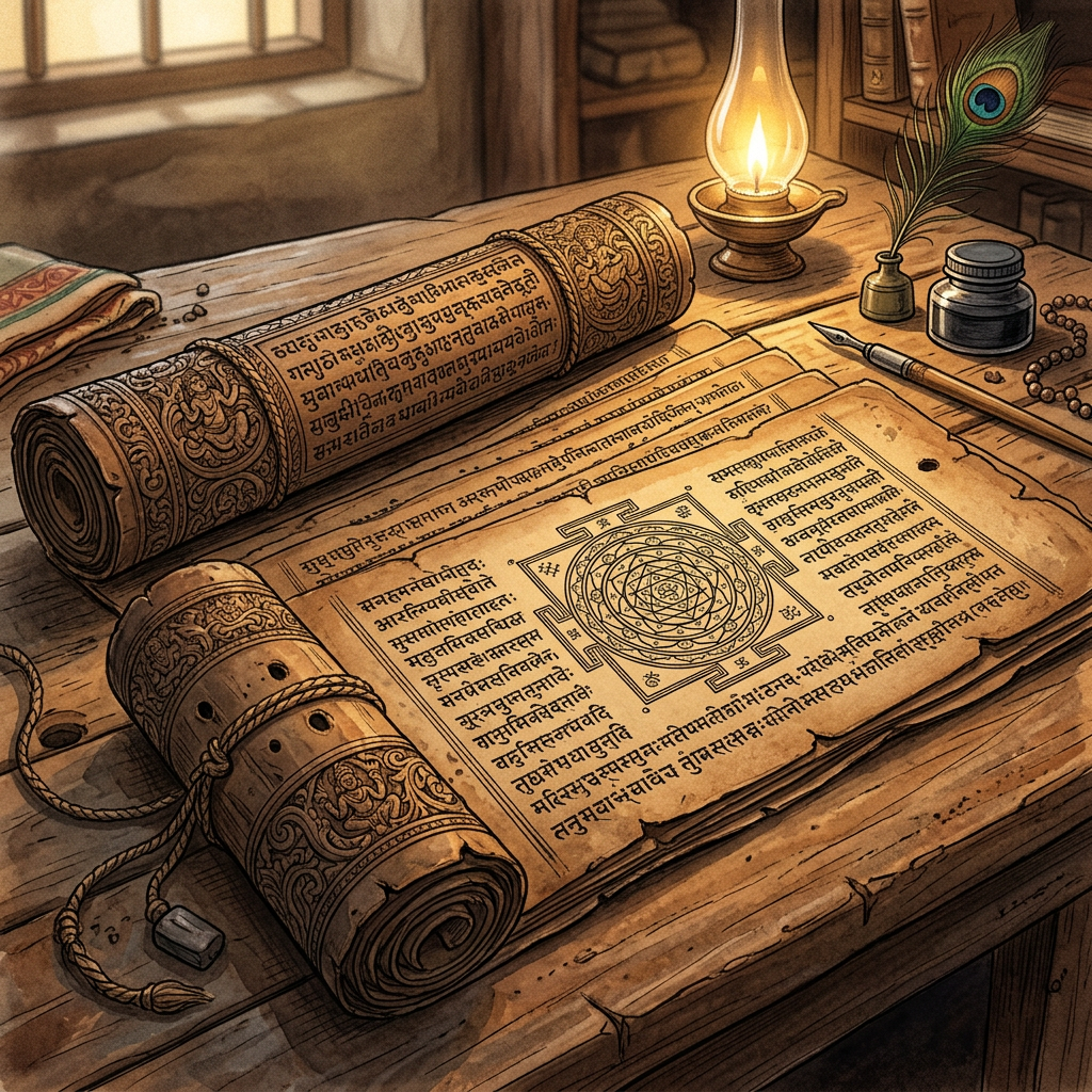 10th-Century 'Karuna-Kala-Viveka' Scroll Discovered in a Private Udupi Archive Outlines the 'Philosophy of Compassionate Timing'