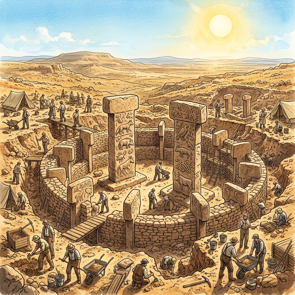 Massive 11,500-Year-Old 'T-Shaped Pillar' Ritual Complex Uncovered in Southeastern Turkey's Karahan Tepe Extension