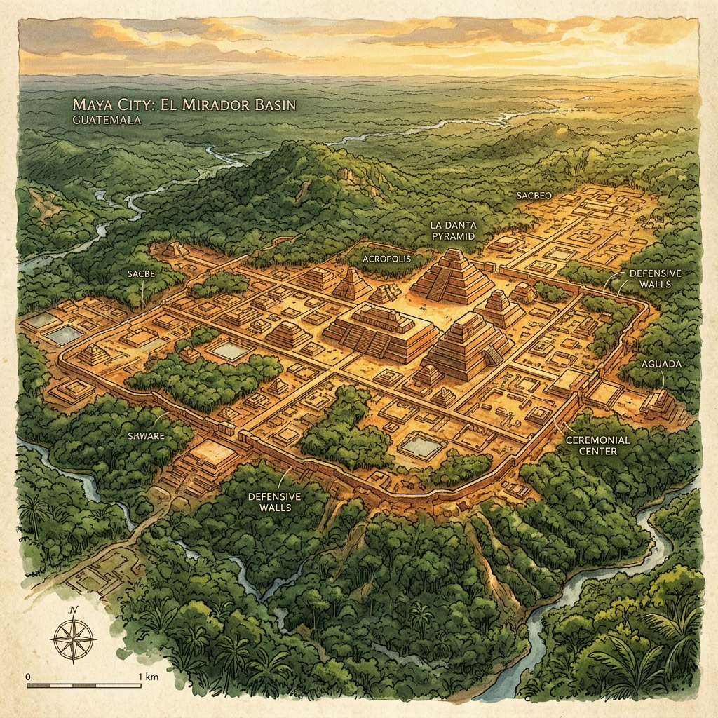 LiDAR Surveys Locate 'The Obsidian Citadel'—A Lost 1,200-Year-Old Urban Industrial Hub in the Deep Petén Jungle