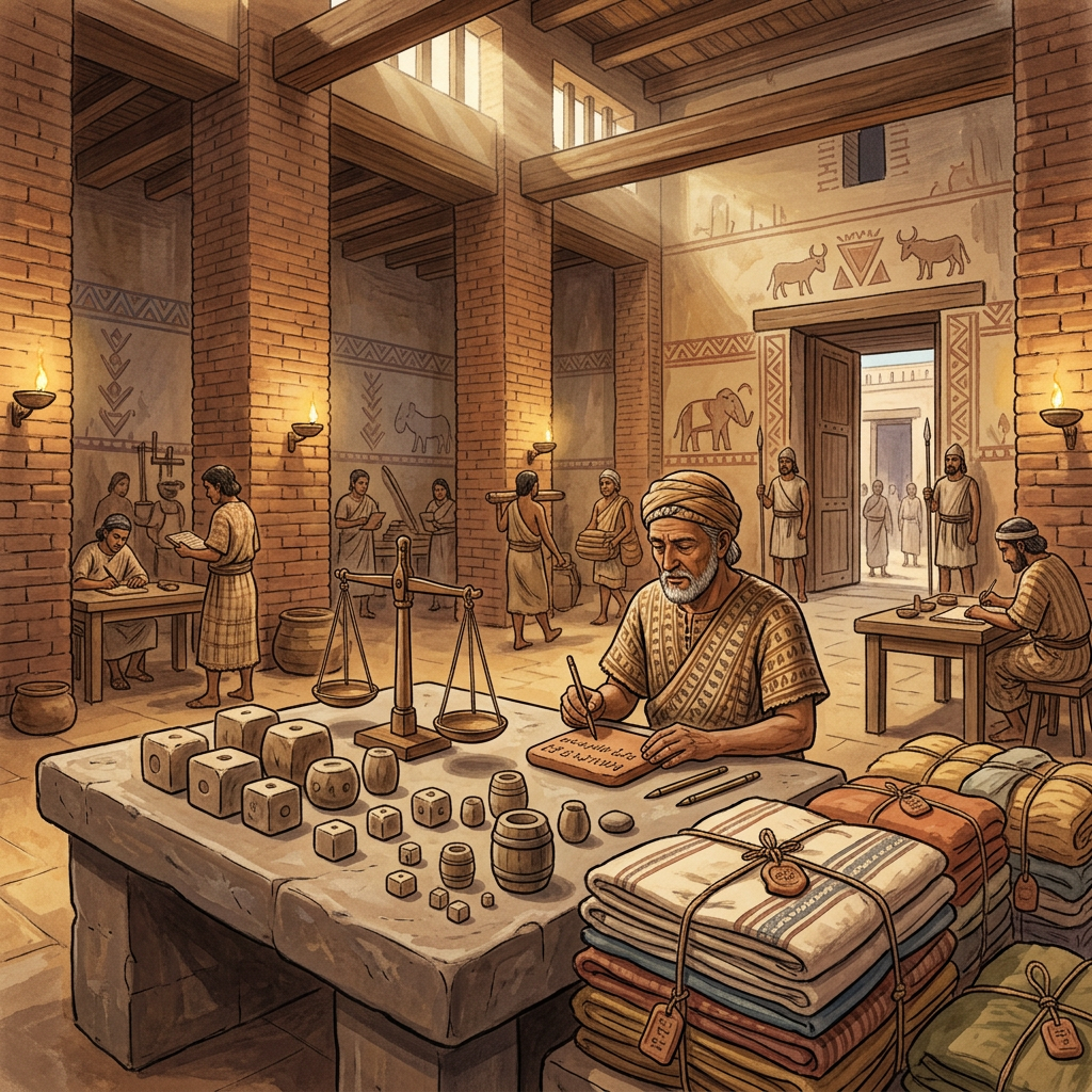 4,500-Year-Old 'Harappan Master of the Royal Fiber-Tensile Testing' Archive and Intact Bone Calibration-Weights Uncovered at Rakhigarhi