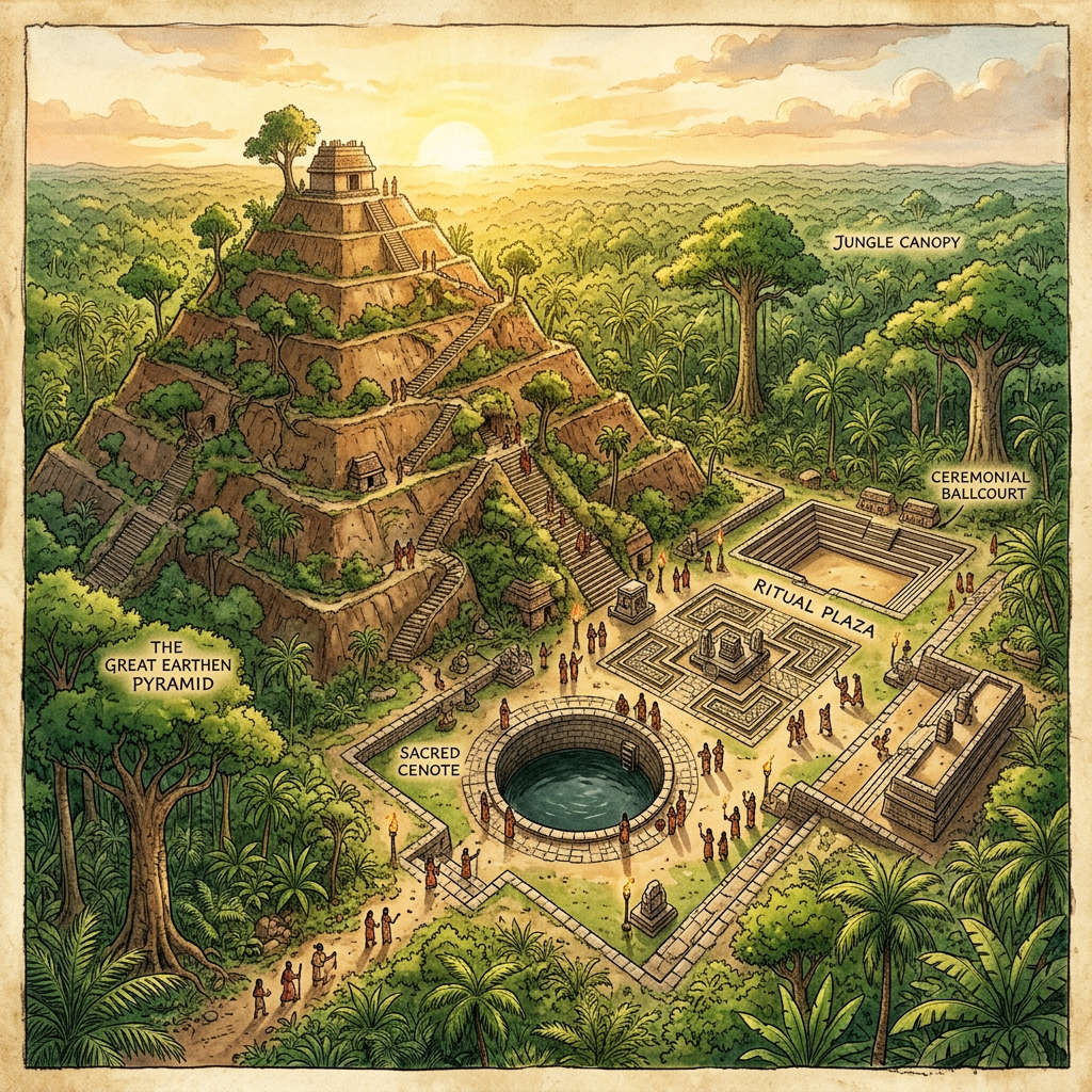 LiDAR Mapping Reveals Massive 3,000-Year-Old 'Olmec-Style' Ceremonial Plaza and Vedic-Style Fire Altars in Veracruz