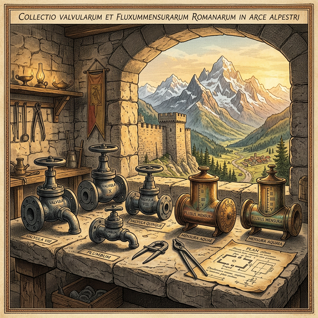 Discovery of a 2nd-Century Roman 'Imperial Bureau of High-Altitude Aqueduct-Thermodynamics' in the French Alps with Intact Lead Valve-Models