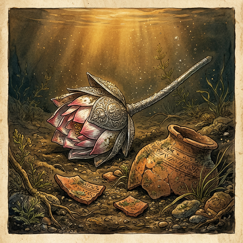 Discovery of 'Silver-Threaded' Lotus Offerings in Mekong Delta Reveals 1,800-Year-Old Roots of Funan Water-Blessing Festivals