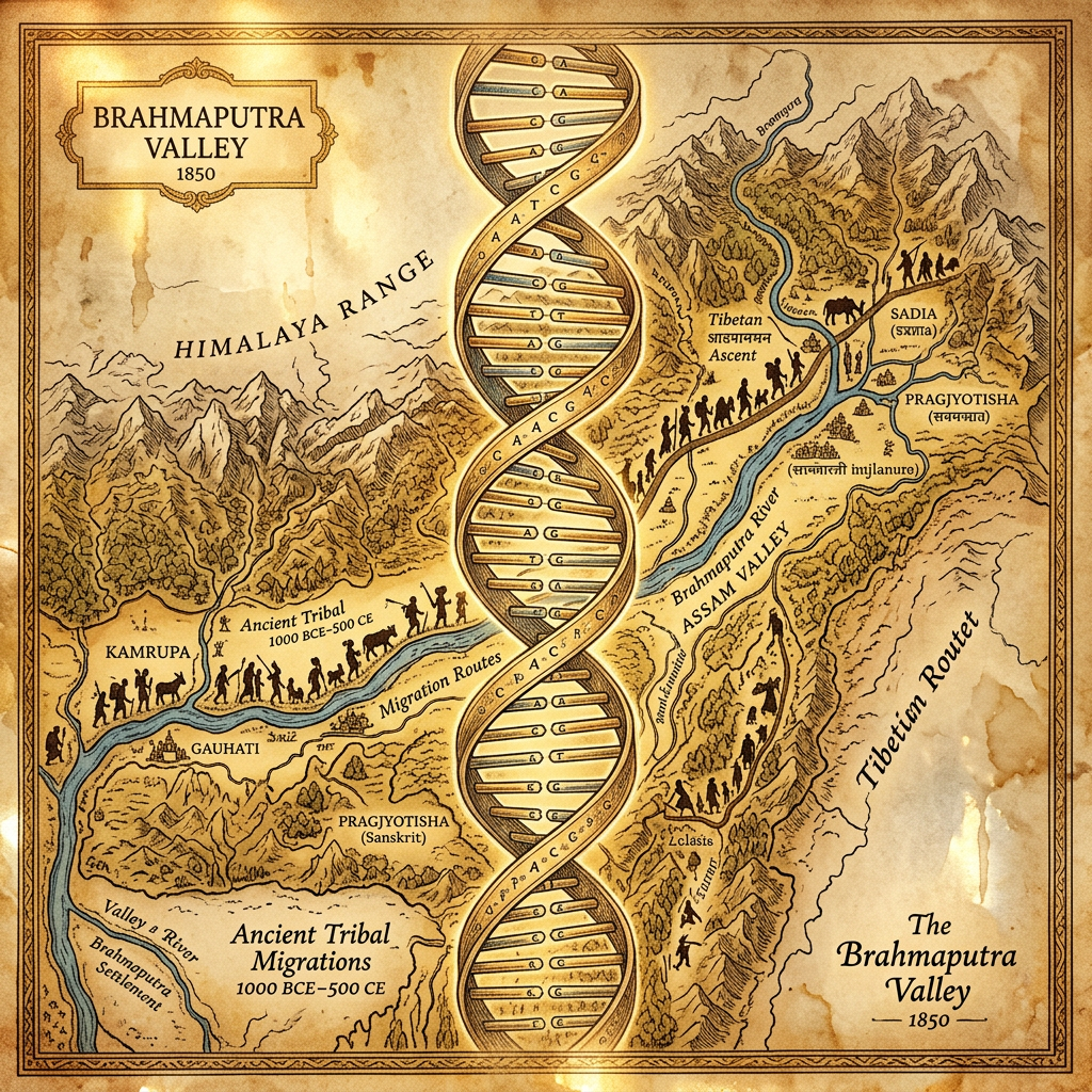Genomic Study of 3,000-Year-Old Skeletons in the Brahmaputra Valley Confirms Early Tibeto-Burman Exchange