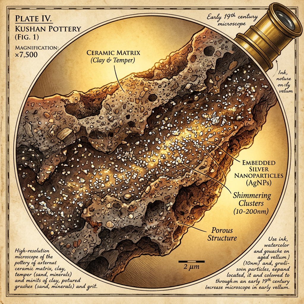 Chemical Analysis of 2nd-Century 'Kushan' Pottery Reveals Earliest Use of Nanostructured Silver for Antimicrobial Water Purification