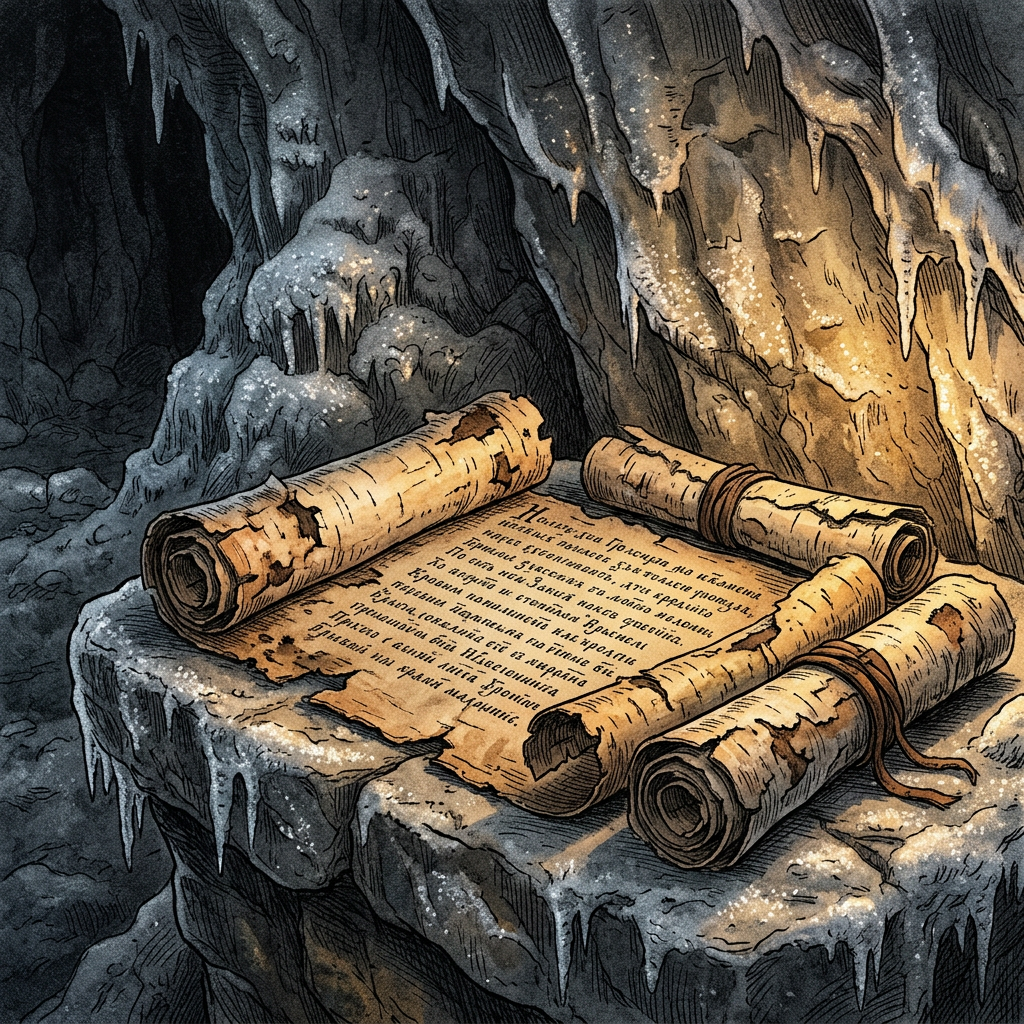 Rare 6th-Century 'Himalayan Herbal Archive' on Birch Bark Recovered from a Melting Permafrost Grotto in Tibet