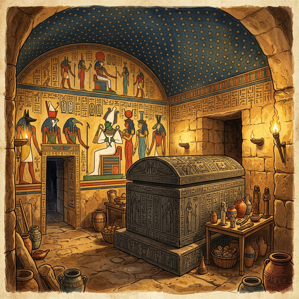 Unlooted 18th-Dynasty 'Overseer of Stellar Observations' Tomb Found in Saqqara with Indo-Egyptian Trade Papyri