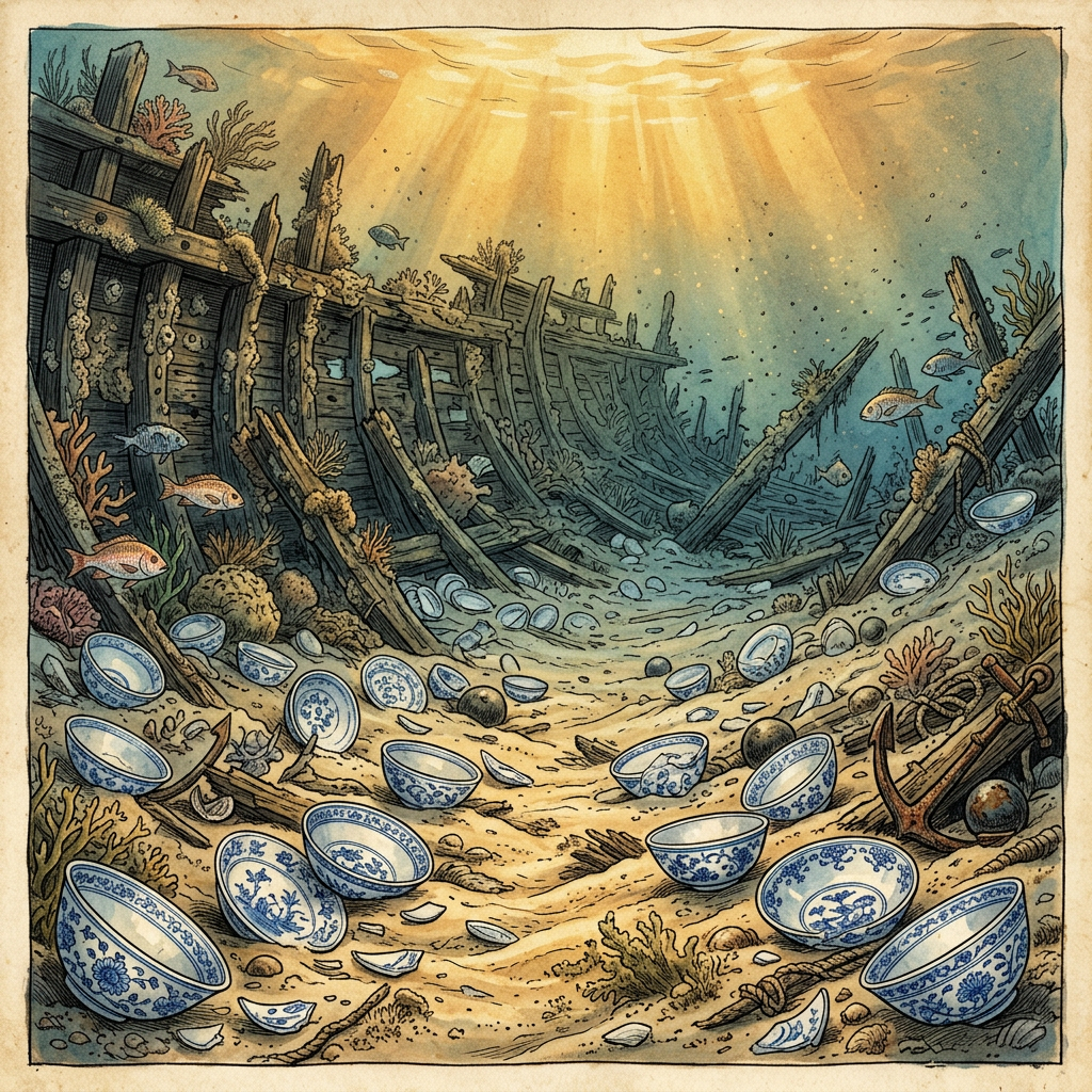 Submerged 16th-Century 'Spanish Treasure Galleon' Identified off Guam with Cargo of Rare Ming Dynasty Porcelain