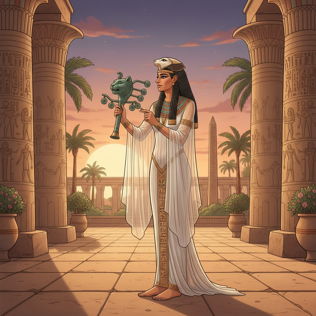 Discovery of 'Cat-Headed' Copper Sistrums in Bubastis Reveals Soundscapes of Ancient Egypt’s Festival of Bastet