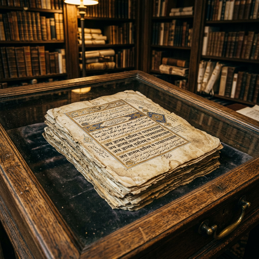 Discovery of 10th-Century 'Falsafa-Vada' Manuscripts in Cordoba Reveals Early Islamic-Vedic Dialectical Synthesis