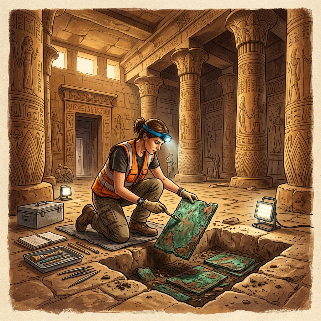 Restoration of 11th-Century 'Kalyani Chalukya' Temple in Telangana’s Vikarabad Unveils Hidden 'Vastu' Copper Plates