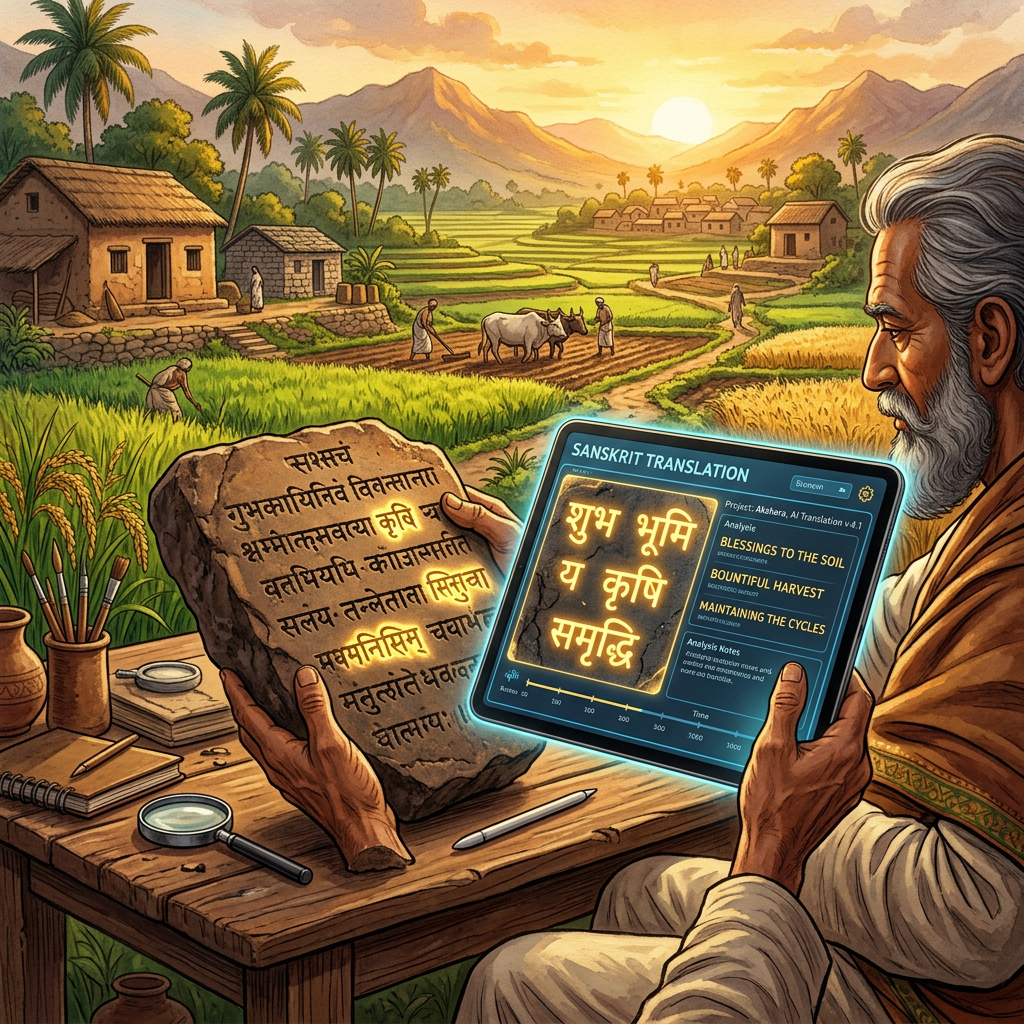 AI-Assisted Decipherment of 8th-Century 'Kutila' Script Fragments Unveils Lost Sanskrit Treatises on Soil Chemistry and Nitrogen Fixation