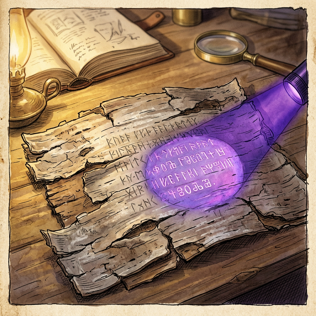 Breakthrough in Deciphering 8th-Century 'Sharada' Script Palimpsests Details Lost Sanskrit Theorems on Spherical Combinatorics