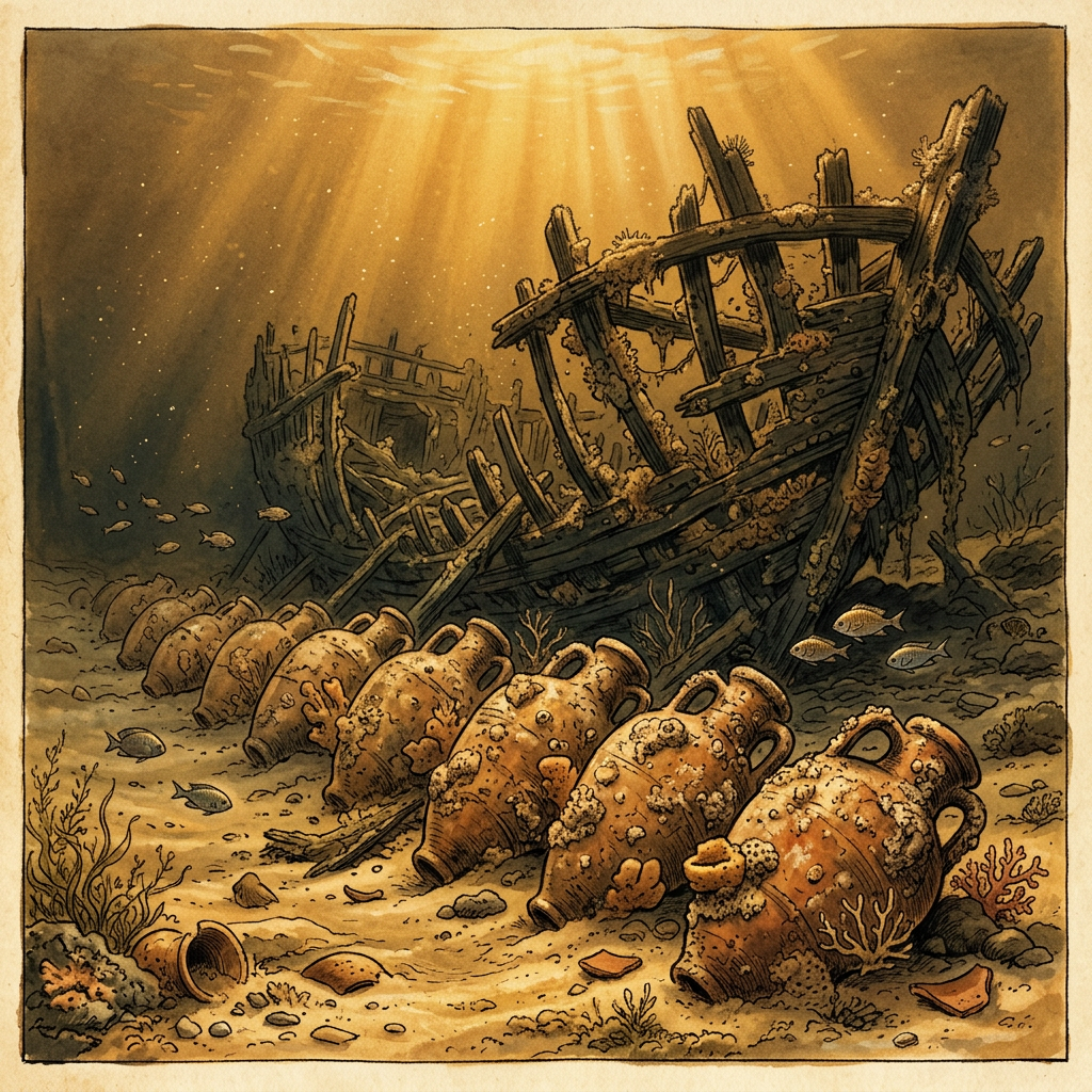 Submerged 4th-Century BCE 'Carthaginian Merchant Vessel' with Rare Cargo of North African Spices and Resin Found off Sicily