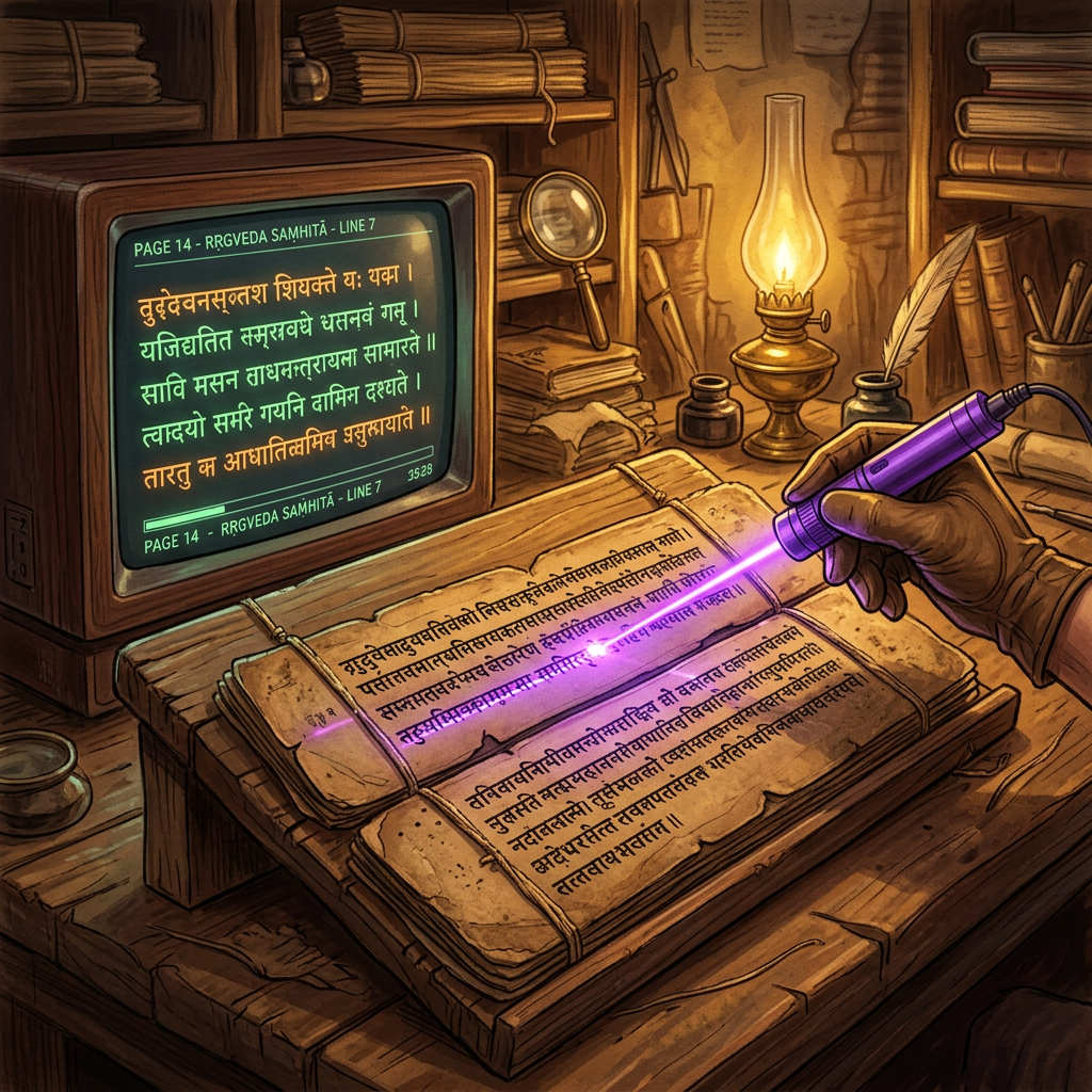 AI-Assisted Reconstruction of 8th-Century 'Grantha' Script Palimpsests Found in Bali Unveils Lost Sanskrit Treatises on Maritime Engineering