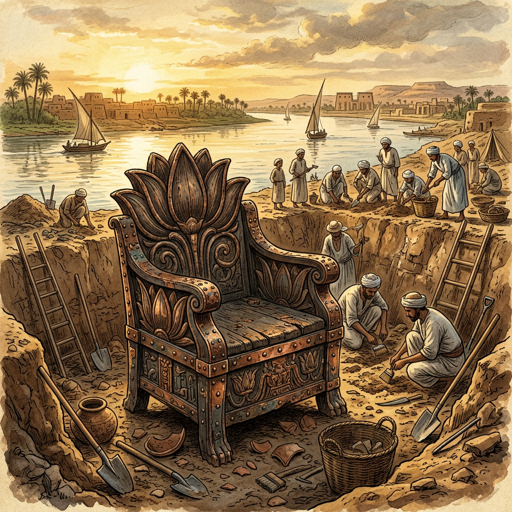 Archaeologists in the Ganges Valley Uncover 2,500-Year-Old 'Copper-Bound' Lotus Thrones Linked to Ancient 'River-Crossing' Festivals