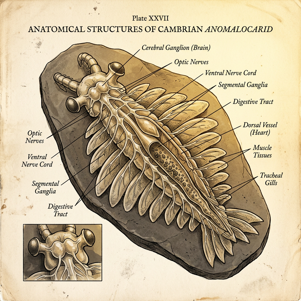 520-Million-Year-Old 'Radiodont' Fossil with Intact Nervous System Identified in China’s Chengjiang Biota