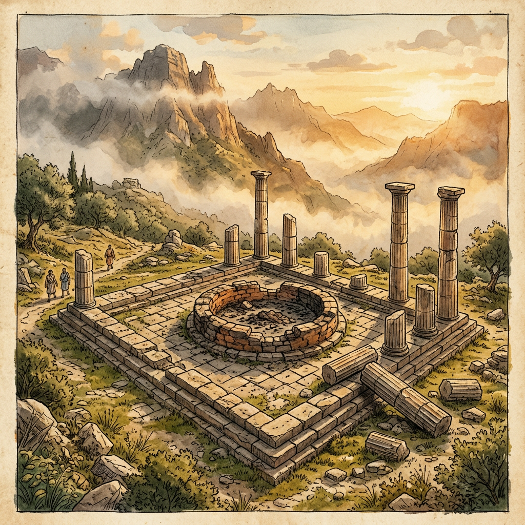 Archaeologists Uncover 4th-Century BCE 'Temple of Hestia' with Intact Sacred Hearth Foundations in Ancient Epirus