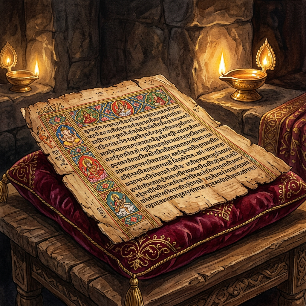 11th-Century 'Yukti-Dhyana-Sangraha' Manuscript Found in Rural Patan Vault Reshapes Medieval Theories of Meditative Logic